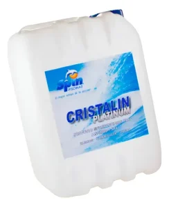 Cristalin Platinum 20lt SPIN algicida y clarificador premium para alberca.