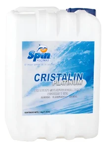 Cristalin Platinum 5lt SPIN algicida y clarificador premium para alberca