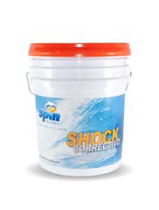 Shock correctivo de 18kg marca SPIN cloro dicloro granular